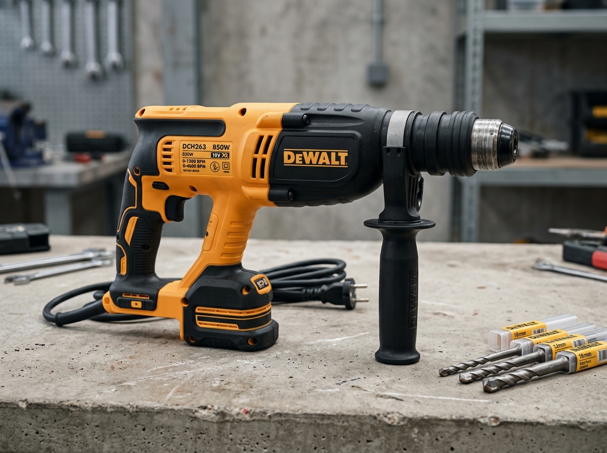 Industrial 13mm Rotary Hammer Drill 850W