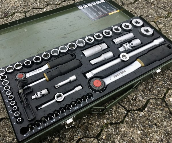 46-Piece Chrome Vanadium Socket & Ratchet